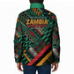 Zambia Victoria Falls Padded Jacket Indigenous Wild Animal Skins Tribal Patchwork