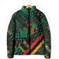 Zambia Victoria Falls Padded Jacket Indigenous Wild Animal Skins Tribal Patchwork