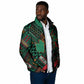 Zambia Victoria Falls Padded Jacket Indigenous Wild Animal Skins Tribal Patchwork