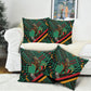 Zambia Victoria Falls Pillow Cover Indigenous Wild Animal Skins Tribal Patchwork