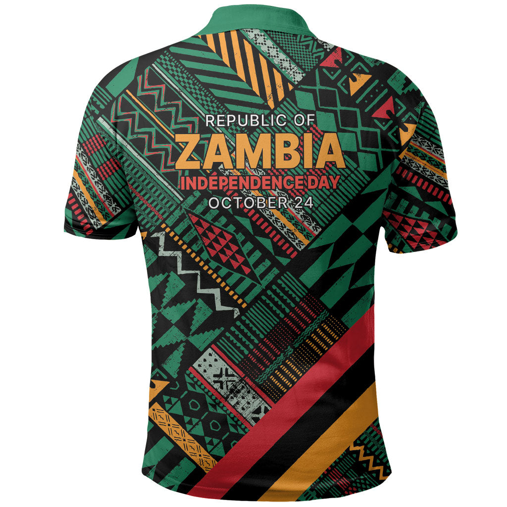 Zambia Victoria Falls Polo Shirt Indigenous Wild Animal Skins Tribal Patchwork