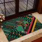 Zambia Victoria Falls Rubber Doormat Indigenous Wild Animal Skins Tribal Patchwork
