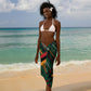 Zambia Victoria Falls Sarong Indigenous Wild Animal Skins Tribal Patchwork