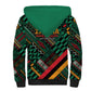 Zambia Victoria Falls Sherpa Hoodie Indigenous Wild Animal Skins Tribal Patchwork