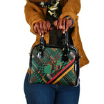 Zambia Victoria Falls Shoulder Handbag Indigenous Wild Animal Skins Tribal Patchwork