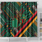 Zambia Victoria Falls Shower Curtain Indigenous Wild Animal Skins Tribal Patchwork