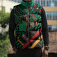 Zambia Victoria Falls Sleeveless Puffer Jacket Indigenous Wild Animal Skins Tribal Patchwork