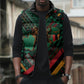 Zambia Victoria Falls Sleeveless Puffer Jacket Indigenous Wild Animal Skins Tribal Patchwork