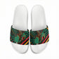 Zambia Victoria Falls Slide Sandals Indigenous Wild Animal Skins Tribal Patchwork