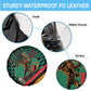 Zambia Victoria Falls Spare Tire Cover Indigenous Wild Animal Skins Tribal Patchwork