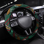 Zambia Victoria Falls Steering Wheel Cover Indigenous Wild Animal Skins Tribal Patchwork