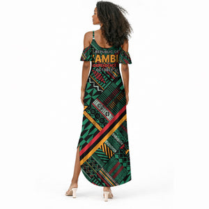 Zambia Victoria Falls Summer Maxi Dress Indigenous Wild Animal Skins Tribal Patchwork