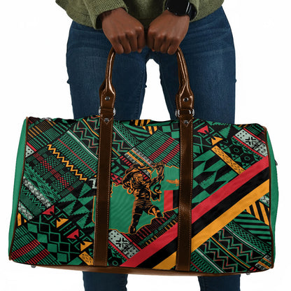 Zambia Victoria Falls Travel Bag Indigenous Wild Animal Skins Tribal Patchwork