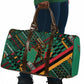 Zambia Victoria Falls Travel Bag Indigenous Wild Animal Skins Tribal Patchwork