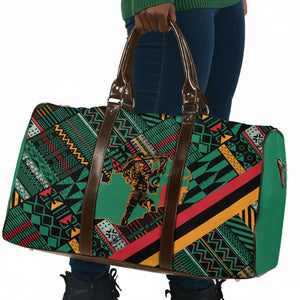 Zambia Victoria Falls Travel Bag Indigenous Wild Animal Skins Tribal Patchwork
