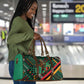 Zambia Victoria Falls Travel Bag Indigenous Wild Animal Skins Tribal Patchwork