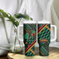 Zambia Victoria Falls Tumbler With Handle Indigenous Wild Animal Skins Tribal Patchwork
