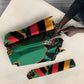 Zambia Victoria Falls Umbrella Indigenous Wild Animal Skins Tribal Patchwork