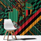 Zambia Victoria Falls Window Curtain Indigenous Wild Animal Skins Tribal Patchwork