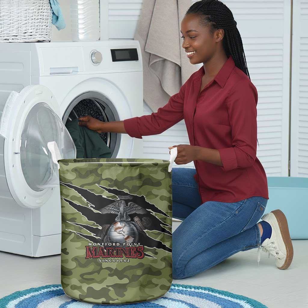Montford Point Marines Laundry Basket African American Breaking Barriers 1942