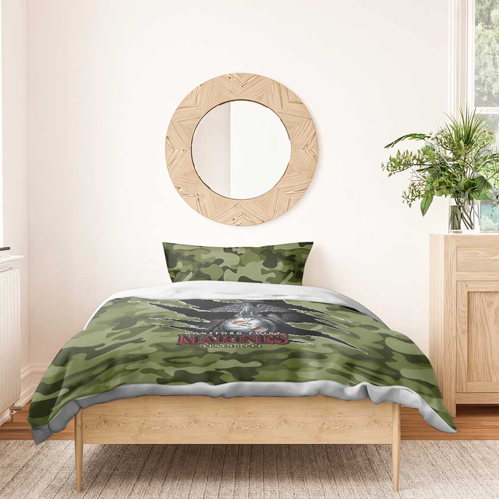 Montford Point Marines Bedding Set African American Breaking Barriers 1942
