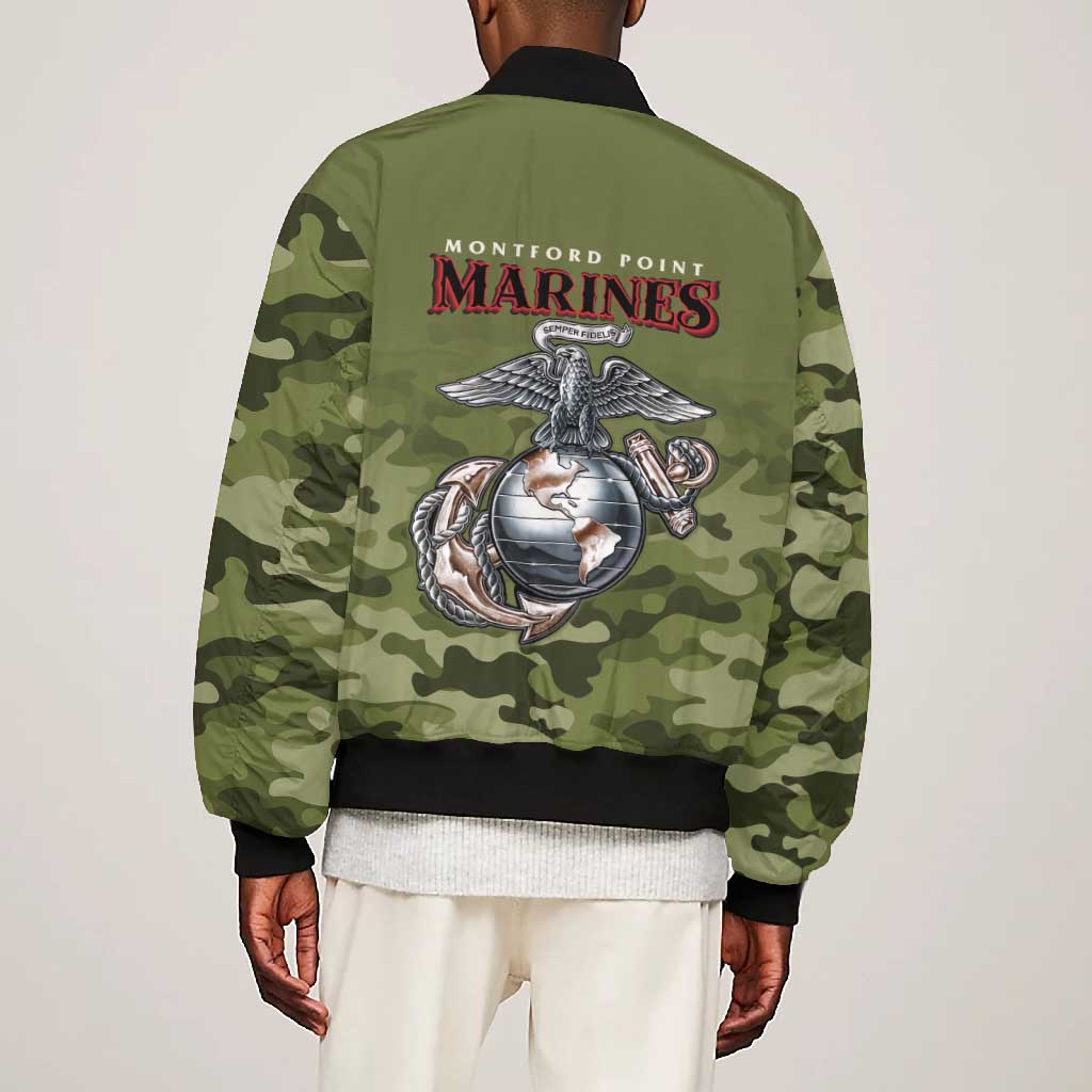 Montford Point Marines Bomber Jacket African American Breaking Barriers 1942