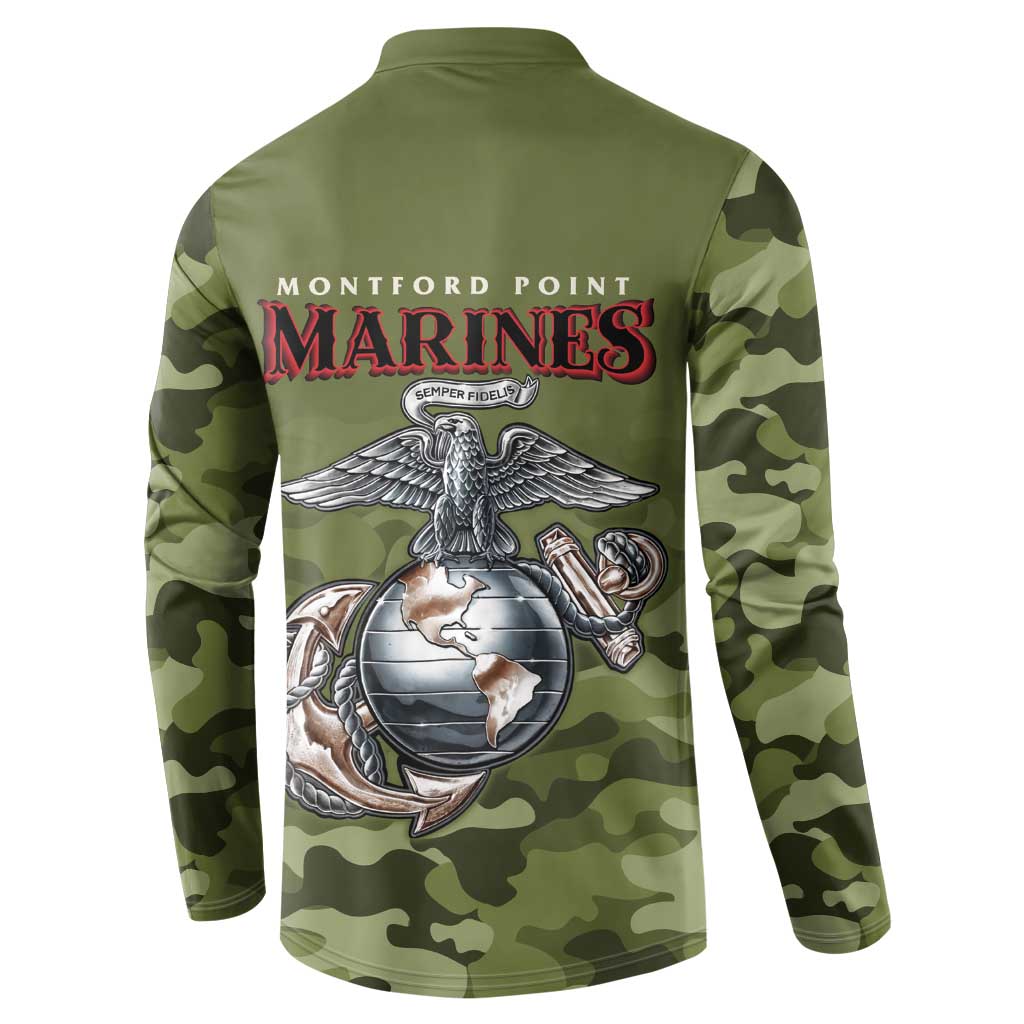 Montford Point Marines Button Sweatshirt African American Breaking Barriers 1942