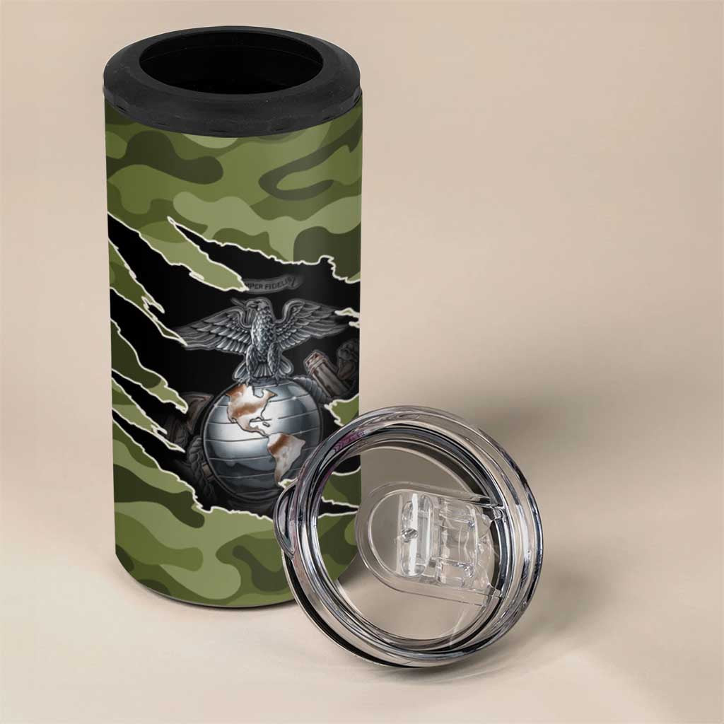 Montford Point Marines 4 in 1 Can Cooler Tumbler African American Breaking Barriers 1942