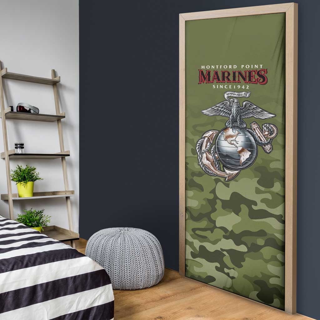 Montford Point Marines Door Cover African American Breaking Barriers 1942