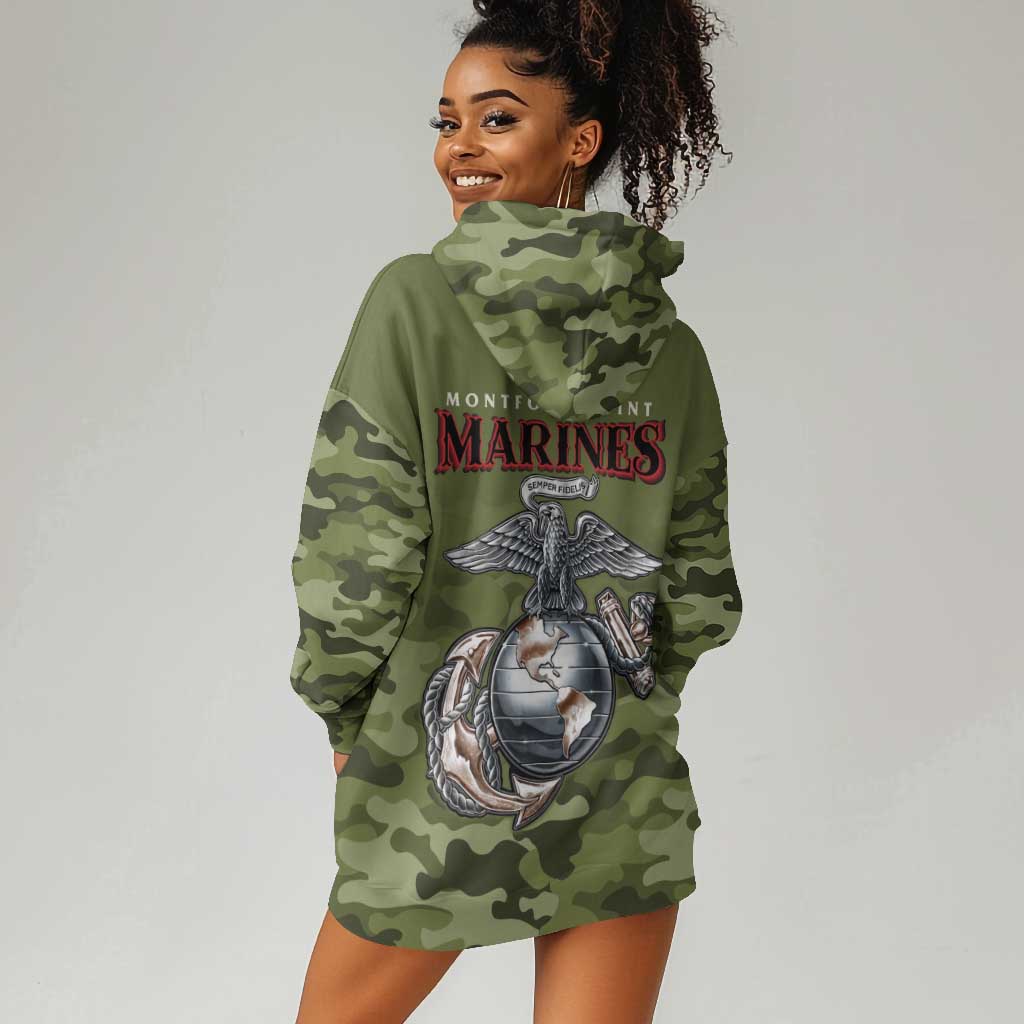 Montford Point Marines Hoodie Dress African American Breaking Barriers 1942