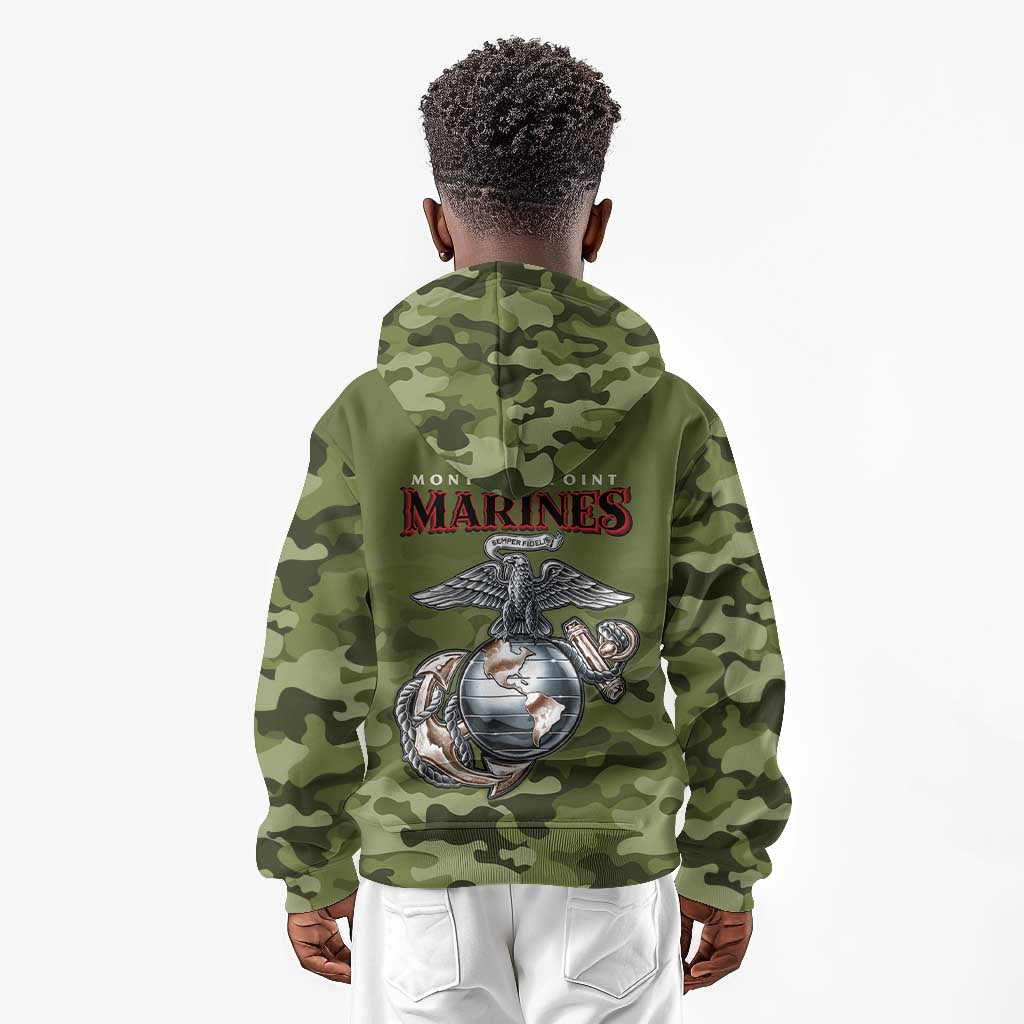 Montford Point Marines Kid Hoodie African American Breaking Barriers 1942