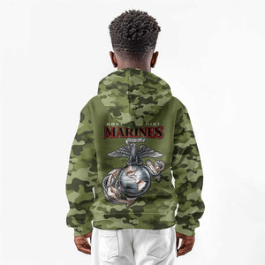 Montford Point Marines Kid Hoodie African American Breaking Barriers 1942