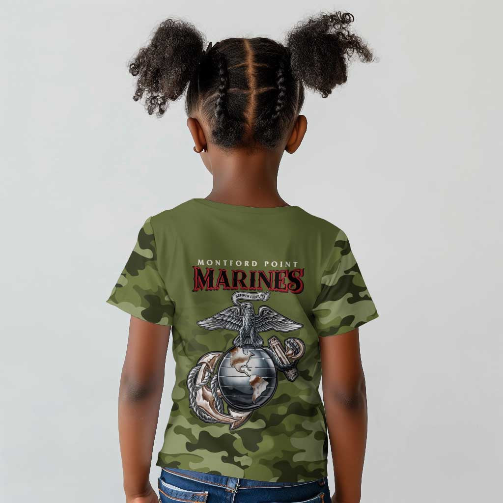 Montford Point Marines Kid T shirt African American Breaking Barriers 1942