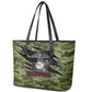 Montford Point Marines Leather Tote Bag African American Breaking Barriers 1942