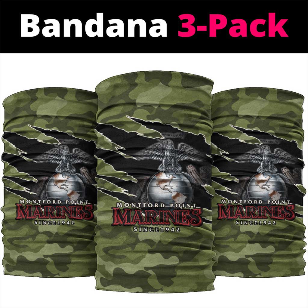 Montford Point Marines Neck Gaiter African American Breaking Barriers 1942