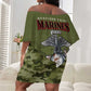 Montford Point Marines Off Shoulder Short Dress African American Breaking Barriers 1942