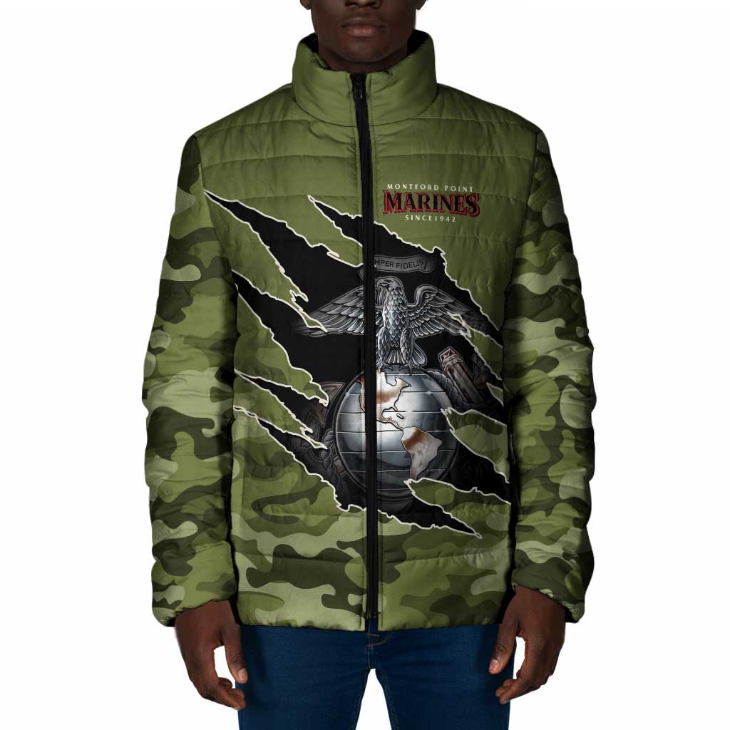 Montford Point Marines Padded Jacket African American Breaking Barriers 1942