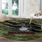 Montford Point Marines Round Carpet African American Breaking Barriers 1942