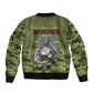 Montford Point Marines Sleeve Zip Bomber Jacket African American Breaking Barriers 1942