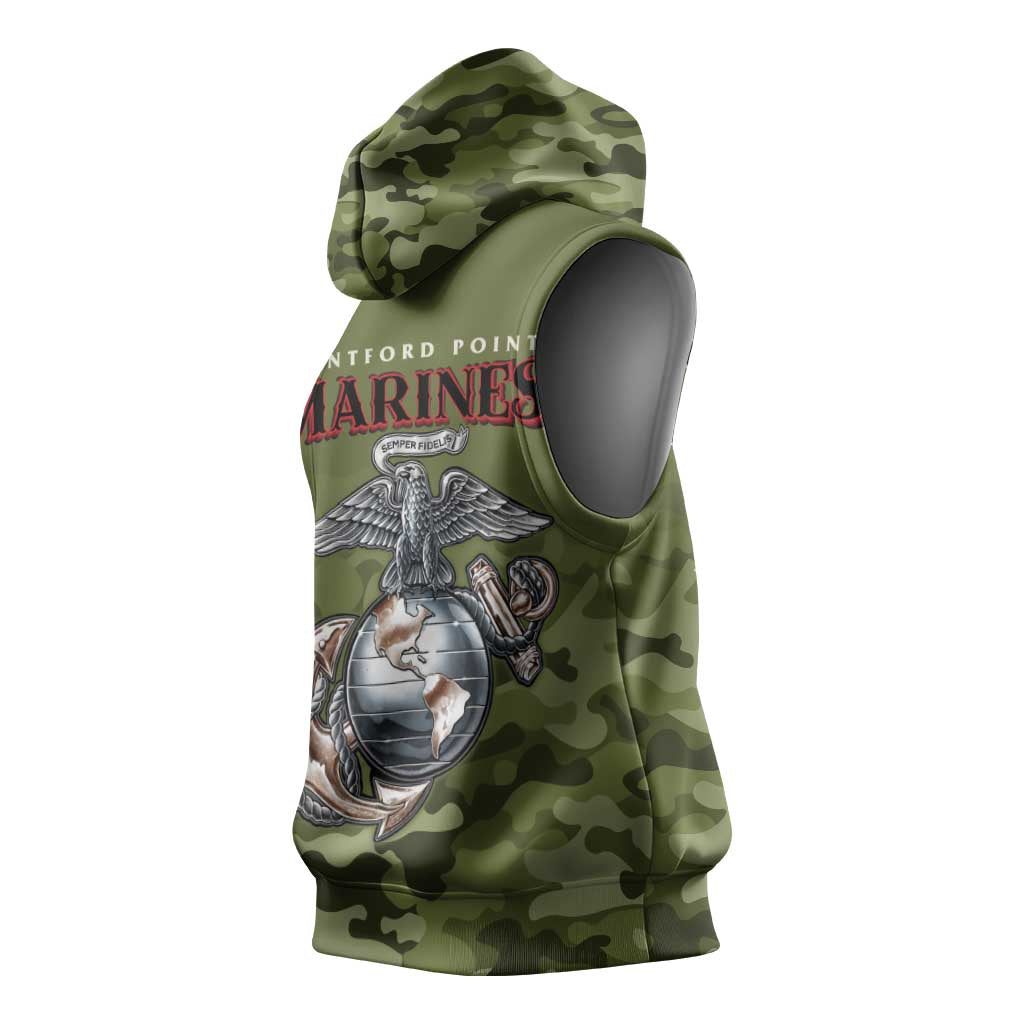 Montford Point Marines Sleeveless Hoodie African American Breaking Barriers 1942