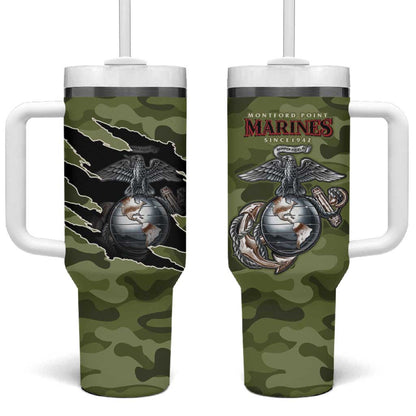 Montford Point Marines Tumbler With Handle African American Breaking Barriers 1942