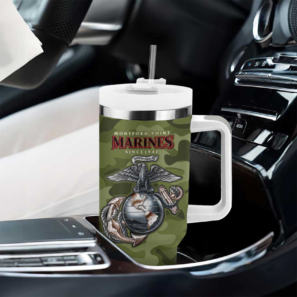 Montford Point Marines Tumbler With Handle African American Breaking Barriers 1942