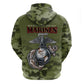 Montford Point Marines Zip Hoodie African American Breaking Barriers 1942