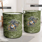 Montford Point Marines Laundry Basket Flame Fire Military Green Camo