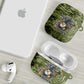Montford Point Marines AirPods Case Flame Fire Military Green Camo