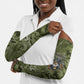 Montford Point Marines Arm Sleeves Flame Fire Military Green Camo