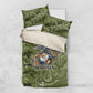 Montford Point Marines Bedding Set Flame Fire Military Green Camo