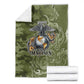 Montford Point Marines Blanket Flame Fire Military Green Camo