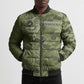 Montford Point Marines Bomber Puffer Jacket Flame Fire Military Green Camo
