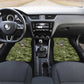 Montford Point Marines Car Mats Flame Fire Military Green Camo
